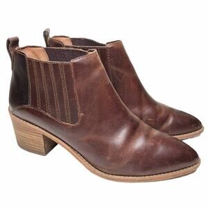 Madewell leather Myles Ankle Booties